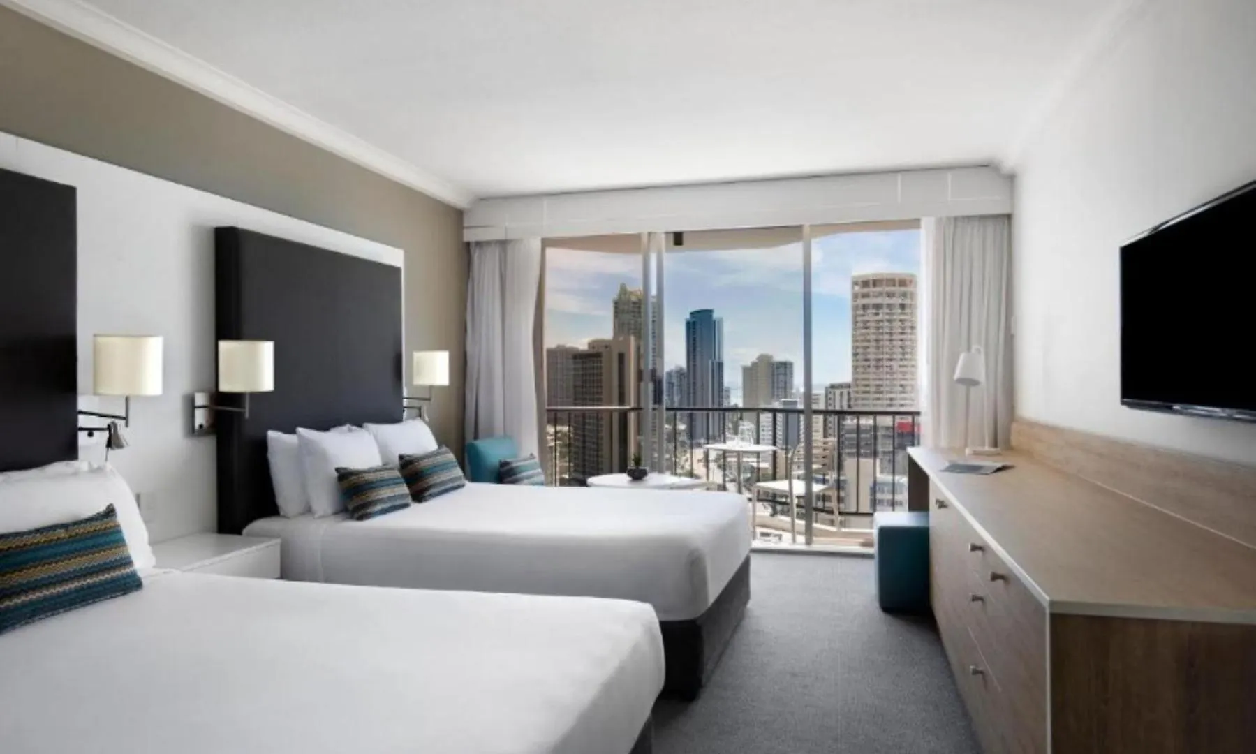 Sea View Hotel Room Heart Of Surfers Paradise Gold Coast